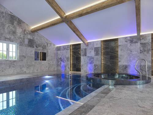 Luxury home indoor pool